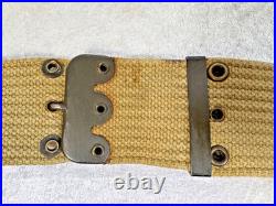 Original Wwii Us Army M1936 Pistol Belt Rig With 1940 First Aid Pouch