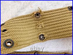 Original Wwii Us Army M1936 Pistol Belt Rig With 1940 First Aid Pouch