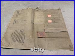 Original Wwii Us Army M1937 Cavalry Range Field Cooking Utensils Roll-jqmd 1944