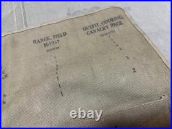Original Wwii Us Army M1937 Cavalry Range Field Cooking Utensils Roll-jqmd 1944
