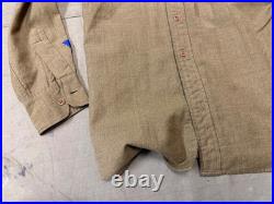 Original Wwii Us Army M1937 M37 Em Nco Wool Combat Field Shirt-large 44r