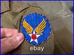 Original Wwii Us Army M1937 M37 Em Nco Wool Combat Field Shirt-large 44r