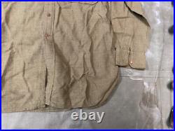 Original Wwii Us Army M1937 M37 Wool Combat Field Shirt- Large 44r