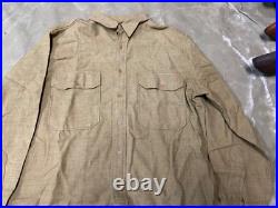 Original Wwii Us Army M1937 M37 Wool Combat Field Shirt- Large 44r
