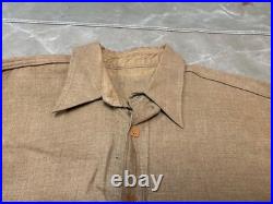 Original Wwii Us Army M1937 M37 Wool Combat Field Shirt- Large 44r