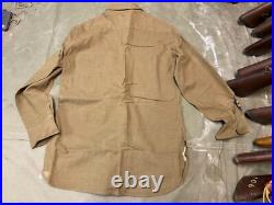 Original Wwii Us Army M1937 M37 Wool Combat Field Shirt- Large 44r