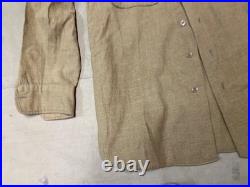 Original Wwii Us Army M1937 M37 Wool Combat Field Shirt- Medium 40r