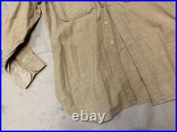 Original Wwii Us Army M1937 M37 Wool Combat Field Shirt- Medium/large 42r