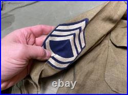 Original Wwii Us Army M1937 M37 Wool Combat Field Shirt- Medium/large 42r