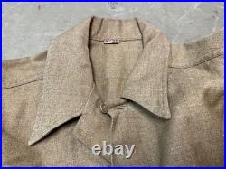Original Wwii Us Army M1937 M37 Wool Combat Field Shirt- Medium/large 42r