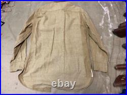 Original Wwii Us Army M1937 M37 Wool Combat Field Shirt- Medium/large 42r