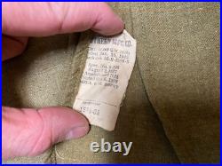 Original Wwii Us Army M1937 M37 Wool Combat Field Shirt- Medium/large 42r
