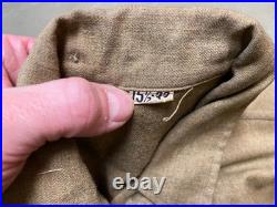 Original Wwii Us Army M1937 M37 Wool Combat Field Shirt- Medium/large 42r