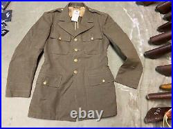 Original Wwii Us Army M1938 Class A Enlisted Nco Dress Jacket-size 40r Medium
