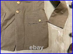 Original Wwii Us Army M1938 Class A Enlisted Nco Dress Jacket-size 40r Medium