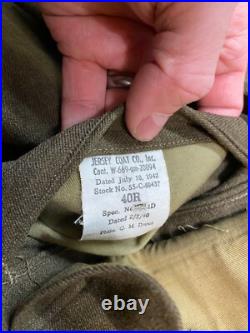 Original Wwii Us Army M1938 Class A Enlisted Nco Dress Jacket-size 40r Medium
