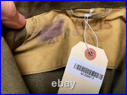 Original Wwii Us Army M1938 Class A Enlisted Nco Dress Jacket-size 40r Medium