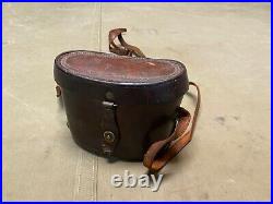 Original Wwii Us Army M1938 Officer & Nco Binoculars Leather Carry Case