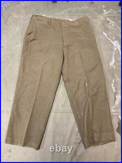 Original Wwii Us Army M1938 Wool Combat Field Trousers- 2xlarge 42 Waist