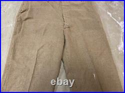 Original Wwii Us Army M1938 Wool Combat Field Trousers- 2xlarge 42 Waist