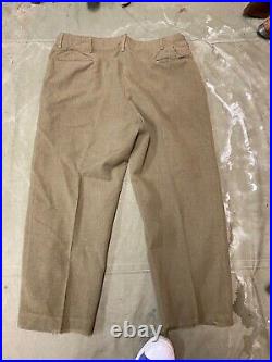 Original Wwii Us Army M1938 Wool Combat Field Trousers- 2xlarge 42 Waist