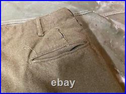 Original Wwii Us Army M1938 Wool Combat Field Trousers- 2xlarge 42 Waist