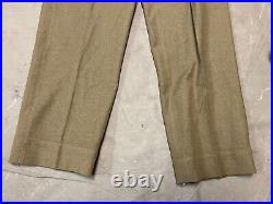 Original Wwii Us Army M1938 Wool Combat Field Trousers- Large 36 Waist 34x31