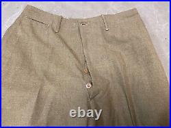 Original Wwii Us Army M1938 Wool Combat Field Trousers- Large 36 Waist 34x31