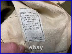 Original Wwii Us Army M1938 Wool Combat Field Trousers- Large 36 Waist 34x31