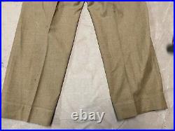 Original Wwii Us Army M1938 Wool Combat Field Trousers- Large 36 Waist 34x31