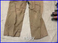 Original Wwii Us Army M1938 Wool Combat Field Trousers- Medium Waist 34x31