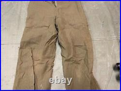 Original Wwii Us Army M1938 Wool Combat Field Trousers- Medium Waist 34x31