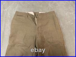 Original Wwii Us Army M1938 Wool Combat Field Trousers- Medium Waist 34x31