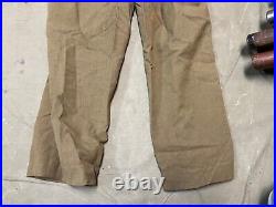 Original Wwii Us Army M1938 Wool Combat Field Trousers- Medium Waist 34x31