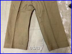 Original Wwii Us Army M1938 Wool Combat Field Trousers- Xlarge 38 Waist