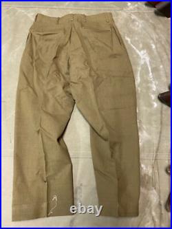 Original Wwii Us Army M1938 Wool Combat Field Trousers- Xlarge 38 Waist