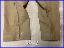 Original Wwii Us Army M1938 Wool Combat Field Trousers- Xlarge 38 Waist