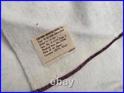 Original Wwii Us Army M1938 Wool Field Blanket-original Tag, Dateds1943