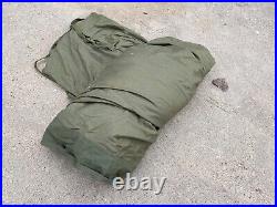 Original Wwii Us Army M1938 Wool Mummy Sleeping Bag & Cover