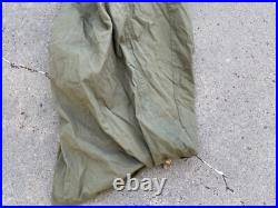 Original Wwii Us Army M1938 Wool Mummy Sleeping Bag & Cover