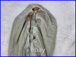 Original Wwii Us Army M1938 Wool Mummy Sleeping Bag & Cover