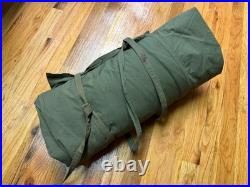 Original Wwii Us Army M1938 Wool Mummy Sleeping Bag & Cover-1945