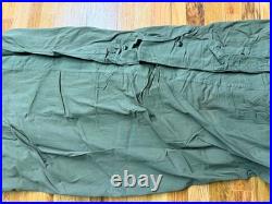 Original Wwii Us Army M1938 Wool Mummy Sleeping Bag & Cover-1945