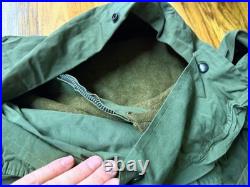 Original Wwii Us Army M1938 Wool Mummy Sleeping Bag & Cover-1945