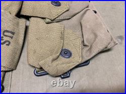 Original Wwii Us Army M1942 Bar Browning M1918a2 Gunner Ammo Belt-1942, Boyt
