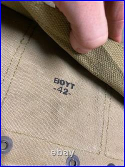 Original Wwii Us Army M1942 Bar Browning M1918a2 Gunner Ammo Belt-1942, Boyt