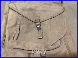 Original Wwii Us Army M1942 Combat Field Haversack Backpack-od#3