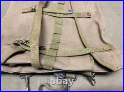 Original Wwii Us Army M1942 Combat Field Haversack Backpack-od#3