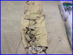Original Wwii Us Army M1942 Combat Field Haversack Backpack-od#3, 1942