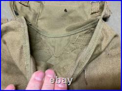 Original Wwii Us Army M1942 Combat Field Haversack Backpack-od#3, 1942
